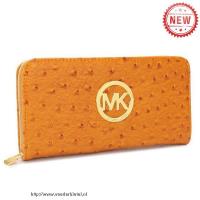 michael kors ostrich-reliëf leer groot geel portefeuilles Portemonnee Prijs x5kvw376